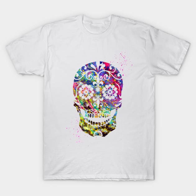 Sugar Skull T-Shirt by erzebeth